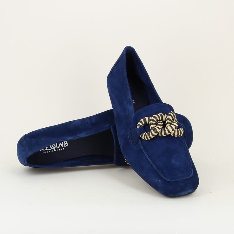 mocassin hamaya e26 bleu marine Reqins