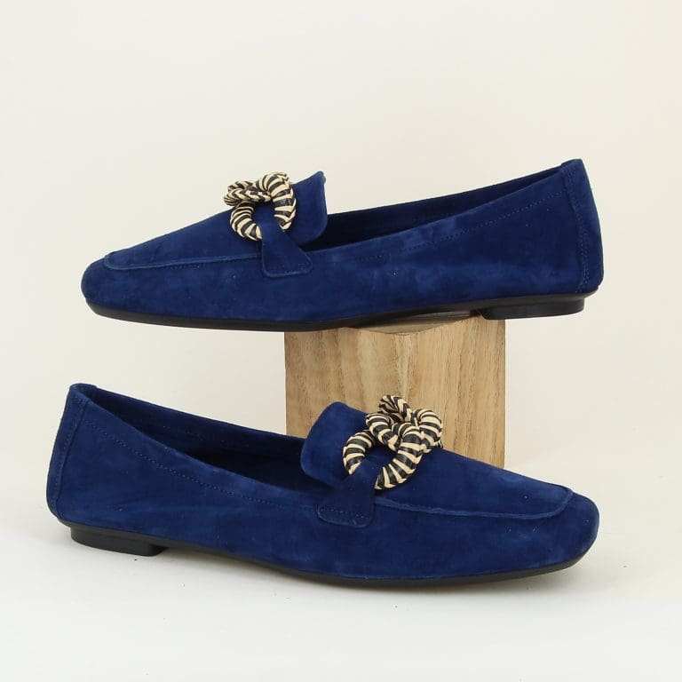 mocassin hamaya e26 bleu marine Reqins
