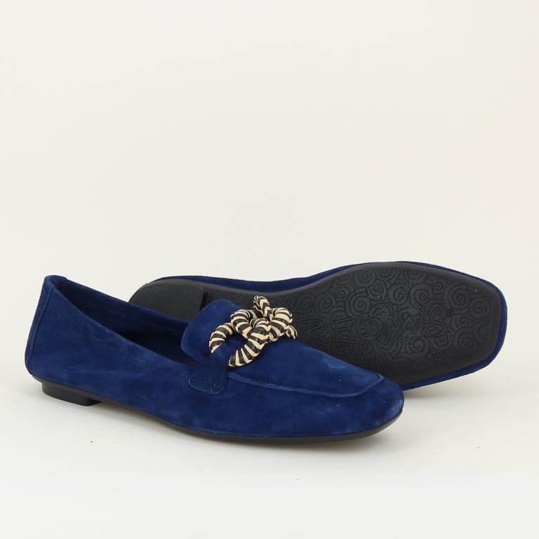 mocassin hamaya e26 bleu marine Reqins
