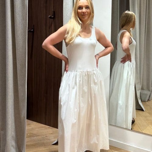robe maxine e26 blanc outremesure