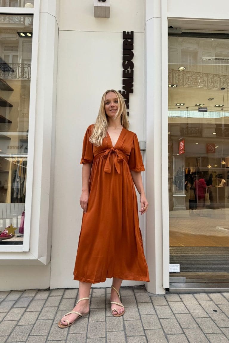 robe nérea e26 terracota outremesure