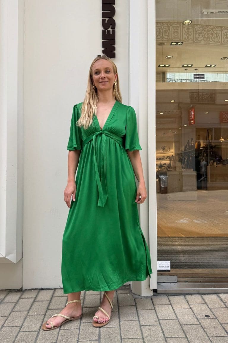 robe nérea e26 vert outremesure