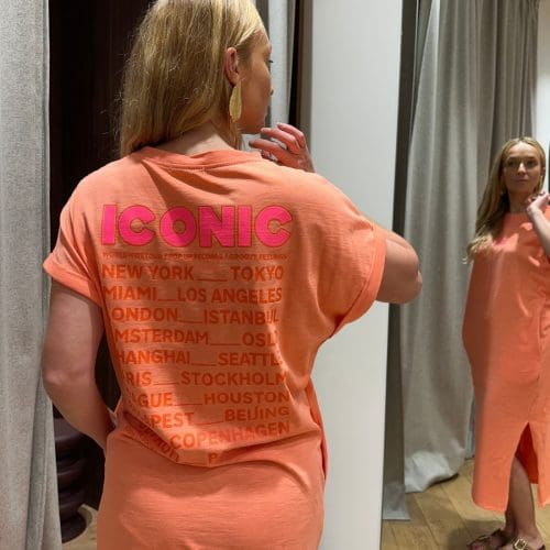 robe nola e26 orange outremesure