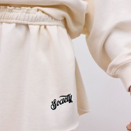 short mazus ecru the new society
