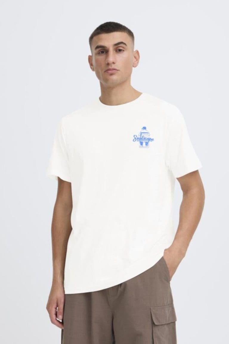 t-shirt trex blanc solid