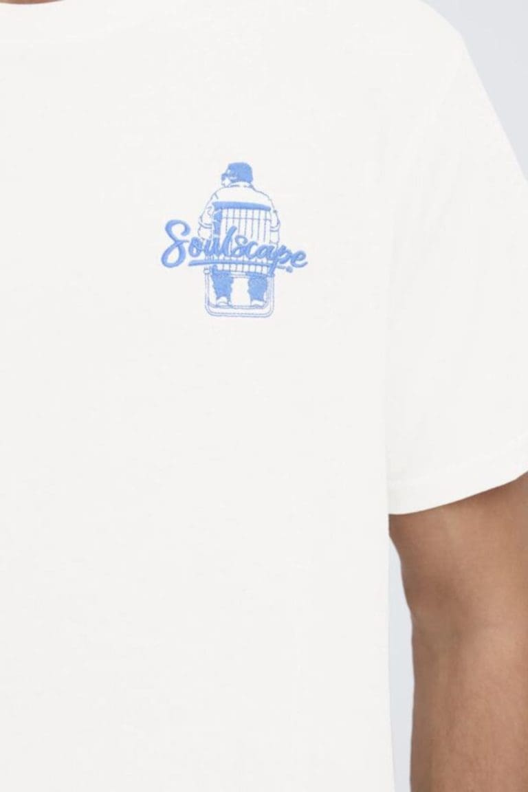 t-shirt trex blanc solid