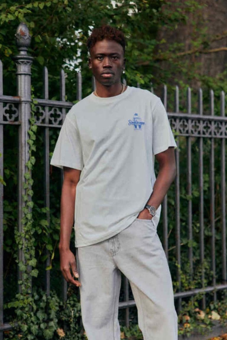 t-shirt trex blanc solid
