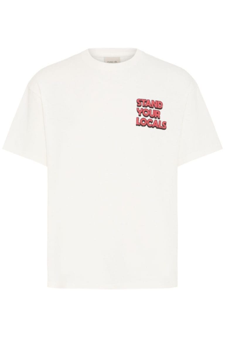 tshirt brooks blanc solid