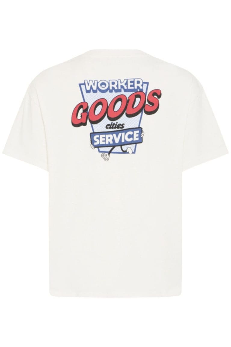 tshirt brooks blanc solid