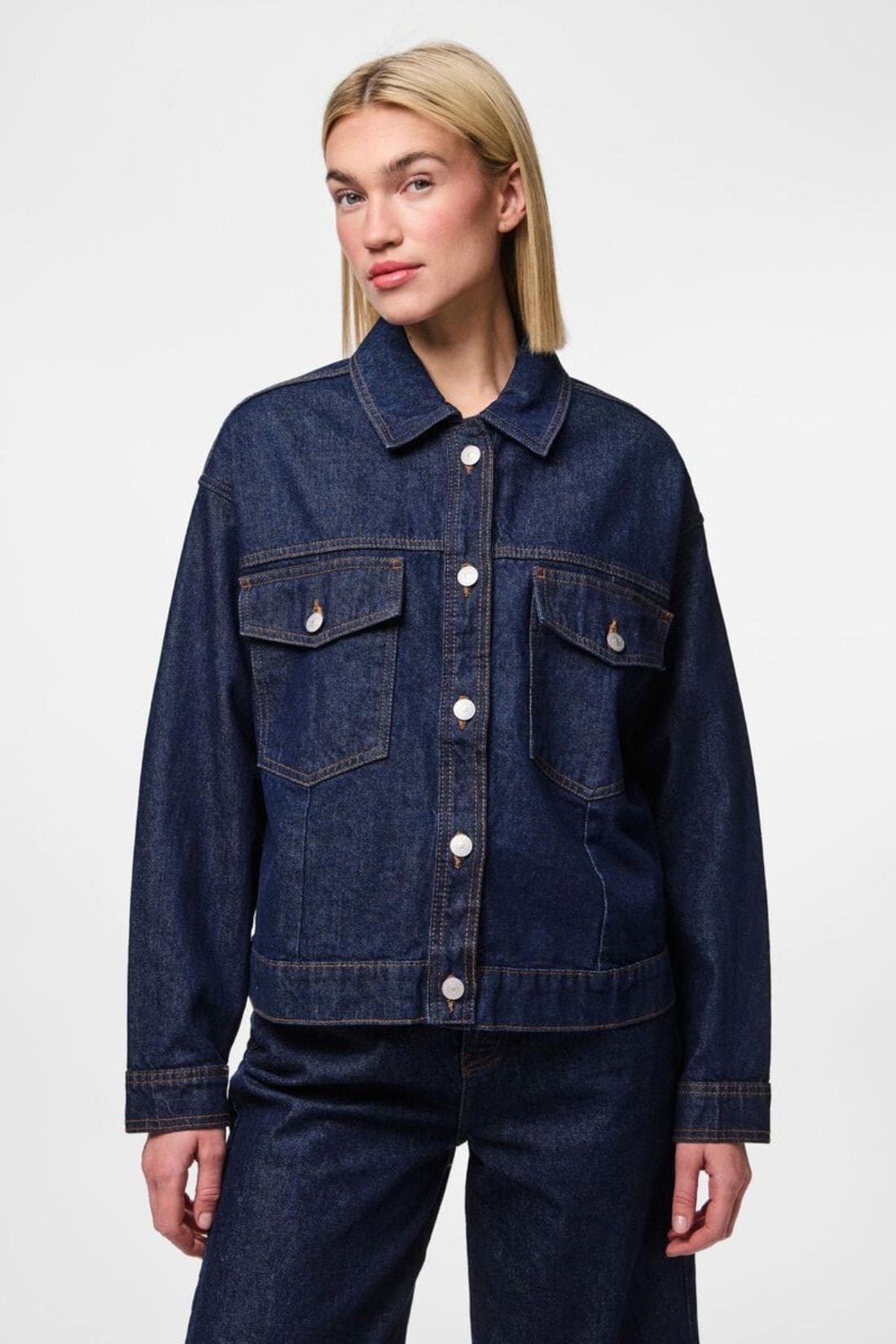 veste jean pcelma - pieces