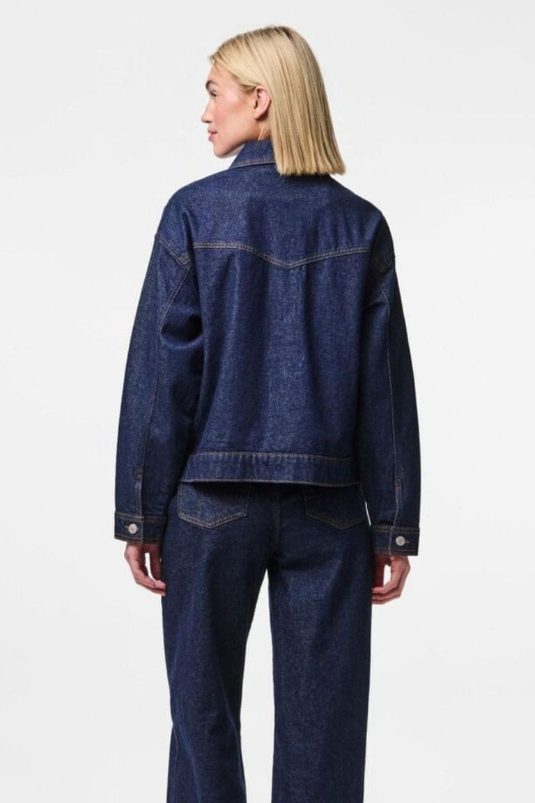 veste jean pcelma bleu Pieces
