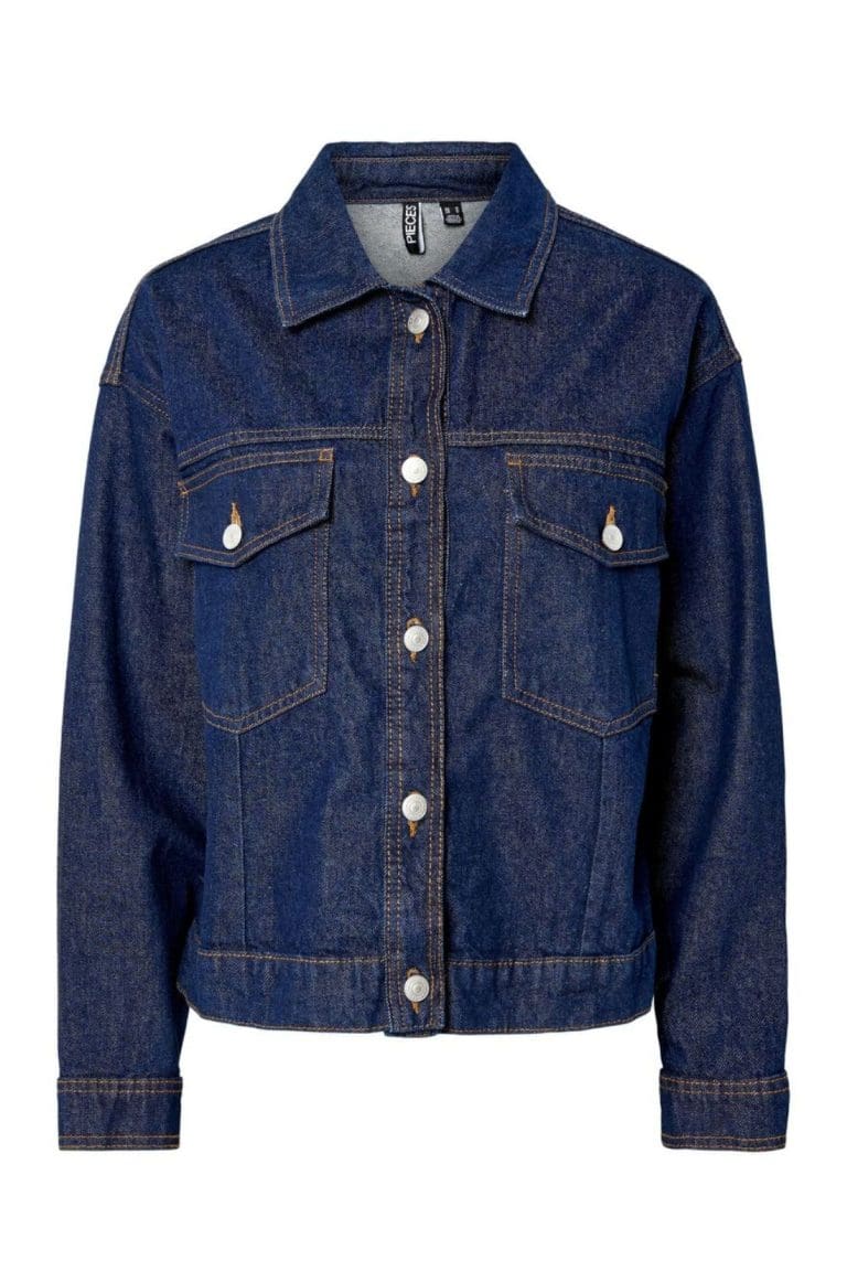 veste jean pcelma bleu Pieces