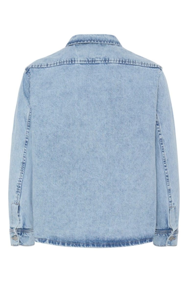 veste travis bleu denim clair solid