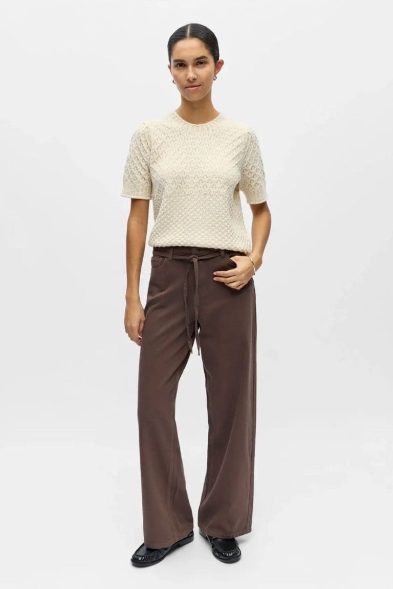 jean objrosie marron object