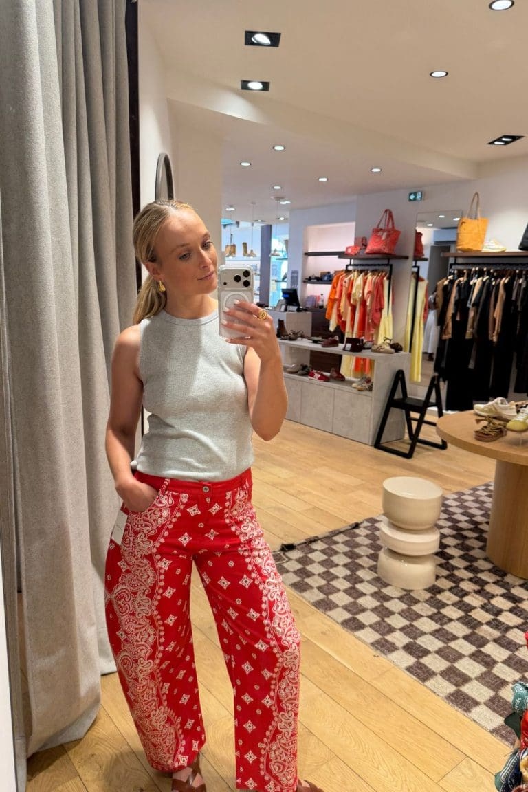pantalon castille e2 rouge outremesure