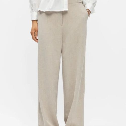 pantalon objkammy beige object