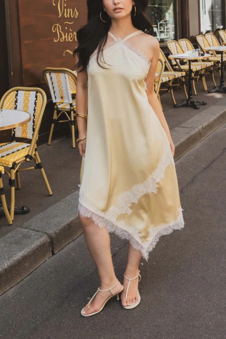 robe azia e26 jaune outremesure