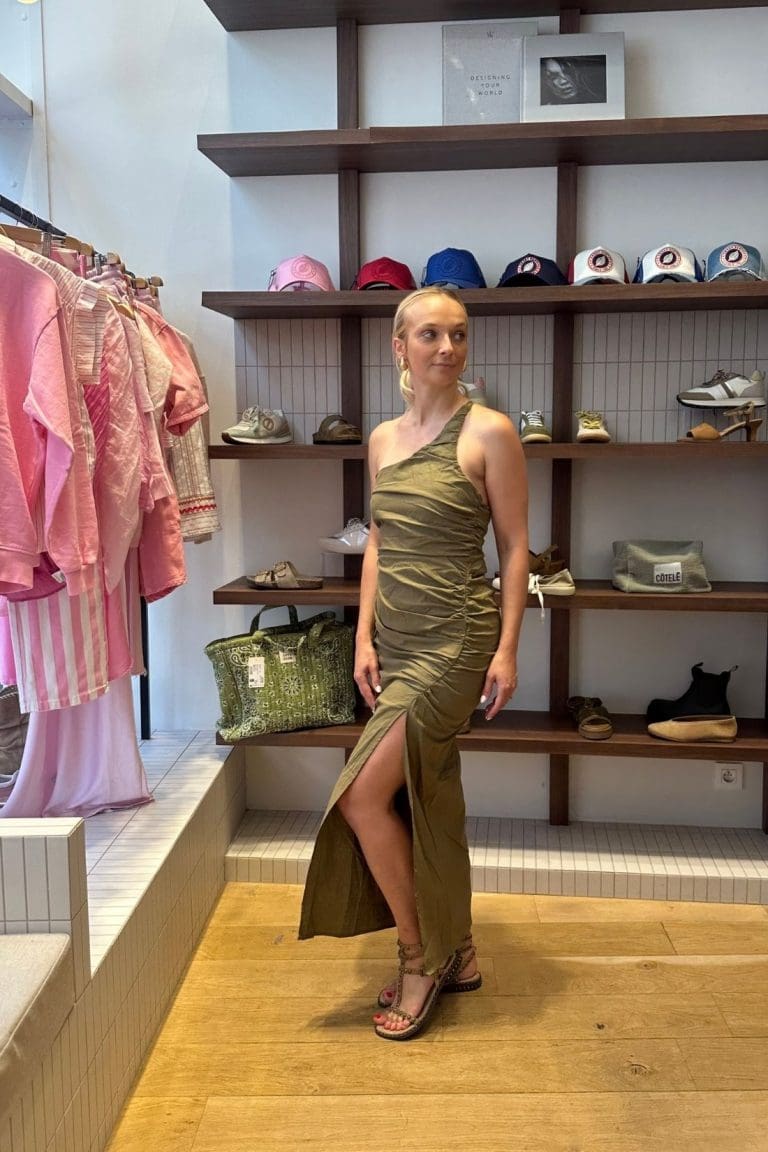 robe camila e26 kaki outremesure