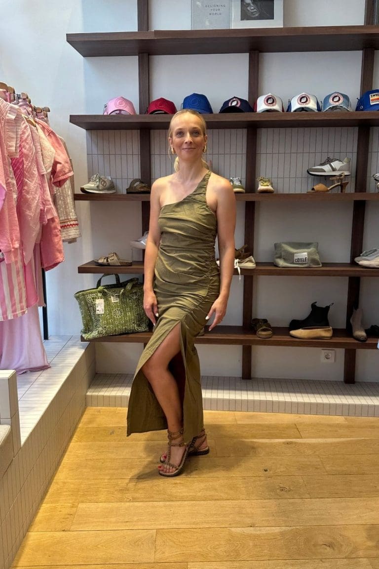 robe camila e26 kaki outremesure