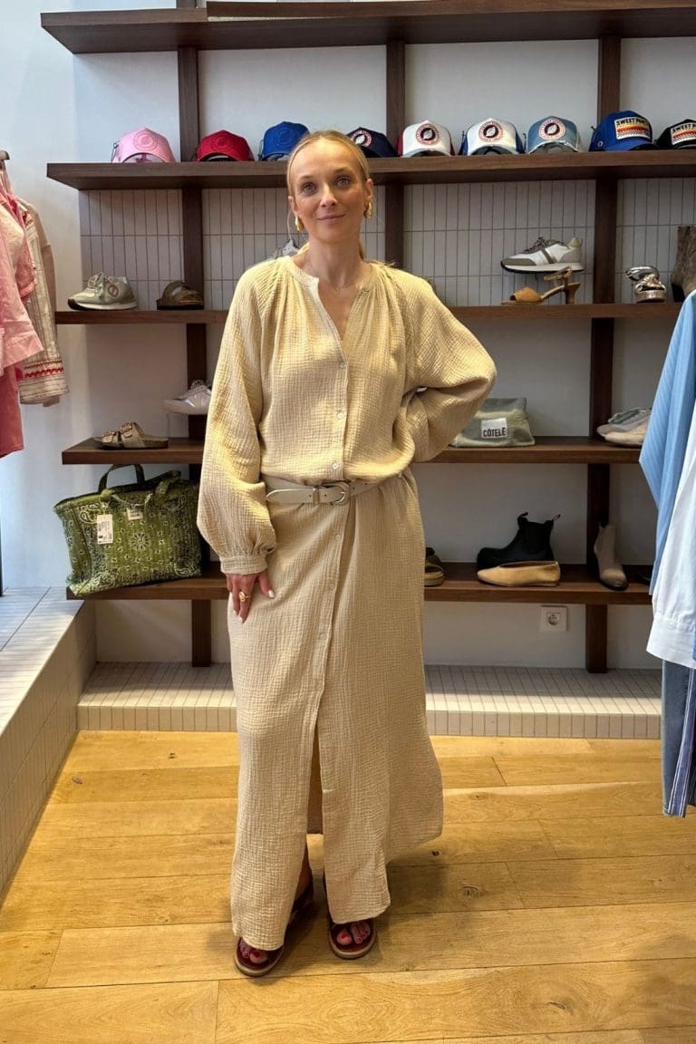 robe sofia e26 beige outre mesure ancien