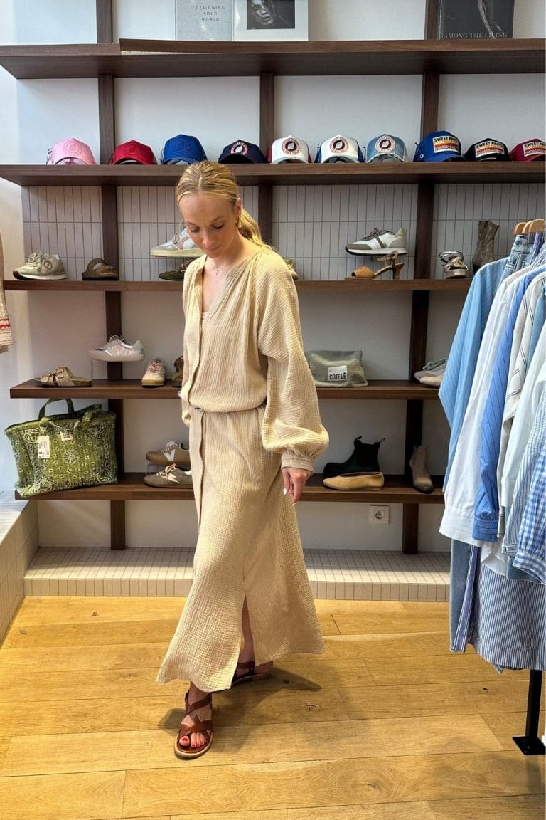 robe sofia e26 beige outre mesure ancien