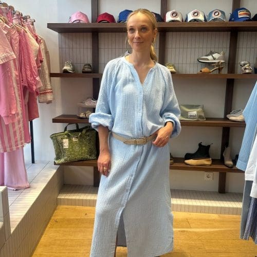 robe sofia e26 bleu ciel outre mesure ancien