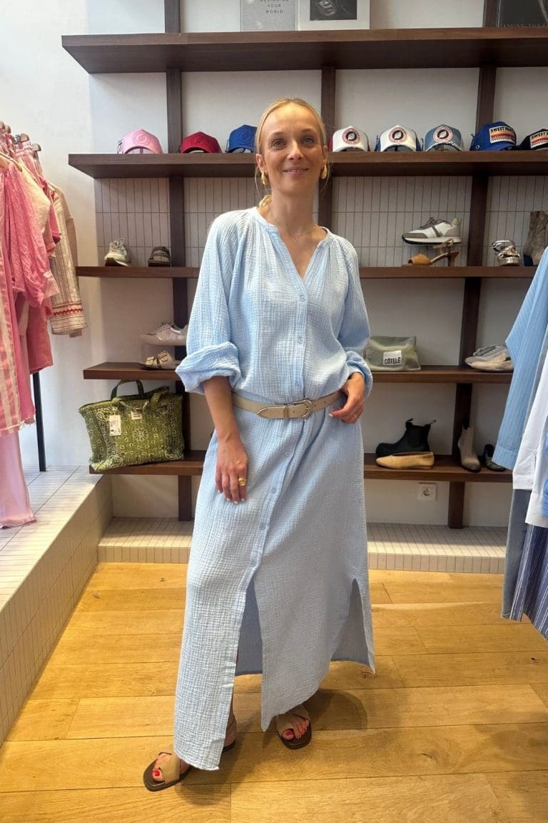 robe sofia e26 bleu ciel outre mesure ancien