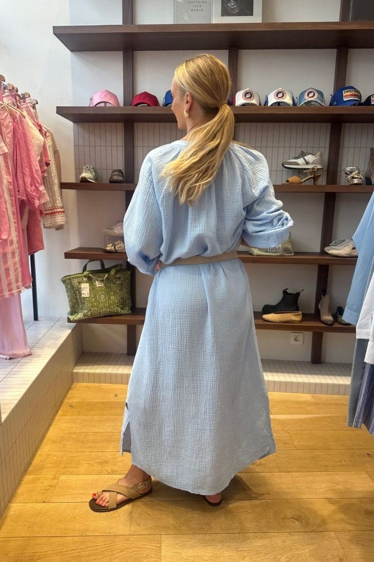 robe sofia e26 bleu ciel outre mesure ancien