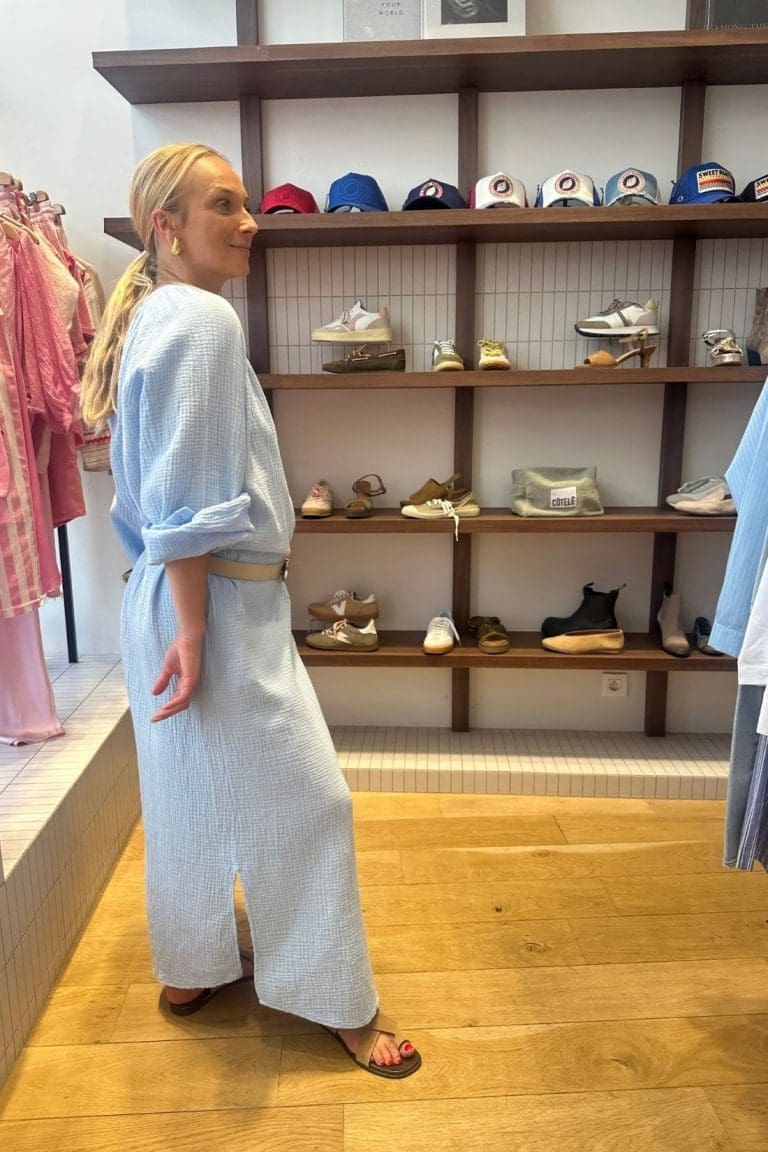 robe sofia e26 bleu ciel outre mesure ancien