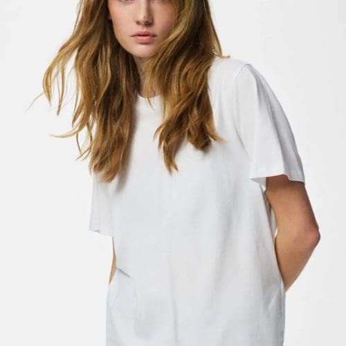 tshirt pcria blanc Pieces