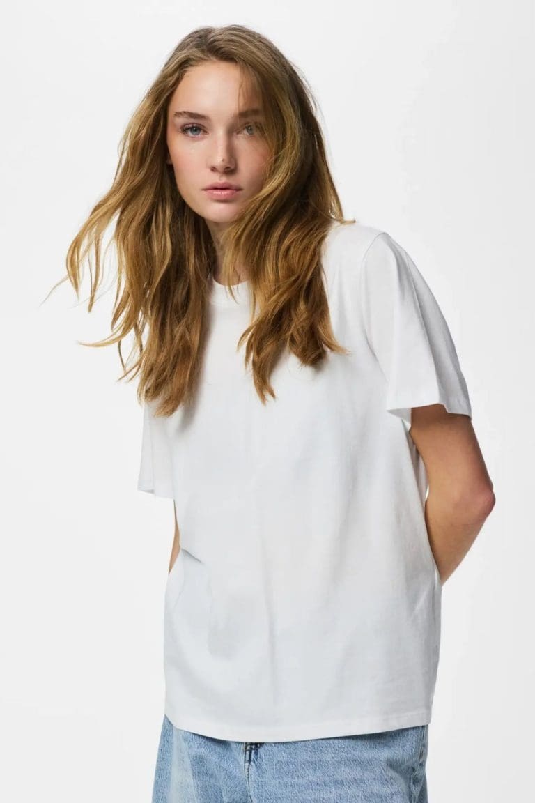 tshirt pcria blanc Pieces