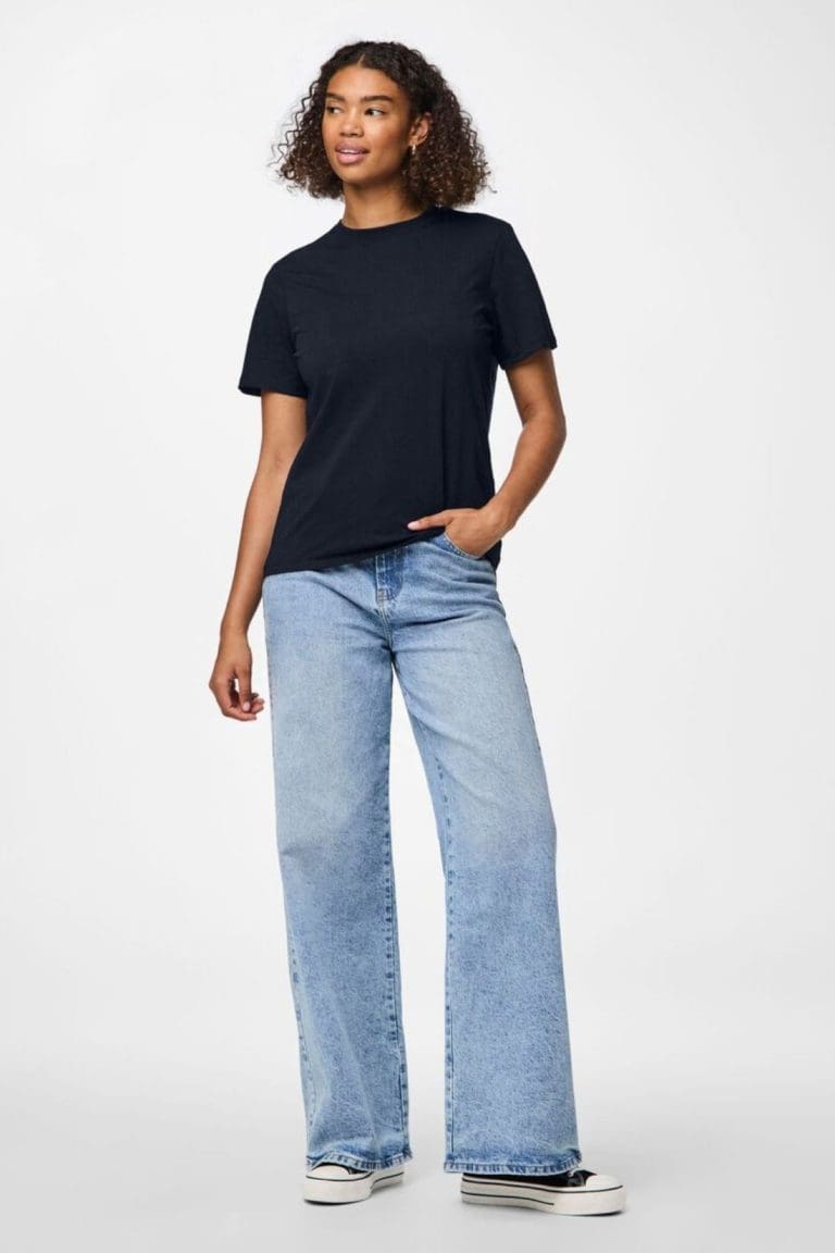 tshirt pcria bleu Pieces
