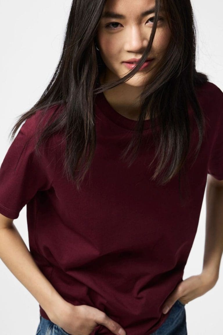 tshirt pcria bordeaux Pieces