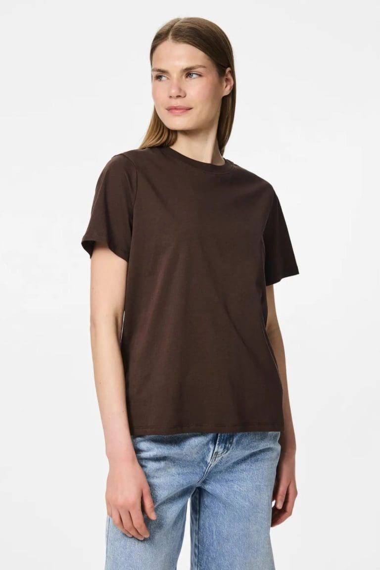 tshirt pcria marron Pieces