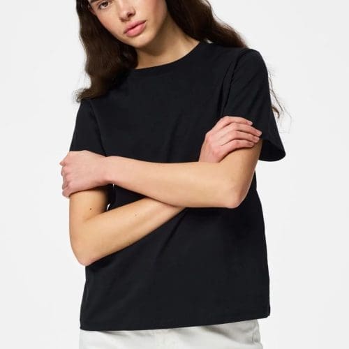 tshirt pcria noir Pieces