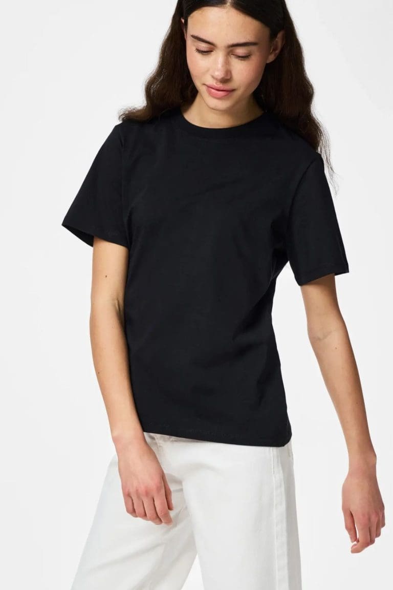 tshirt pcria noir Pieces