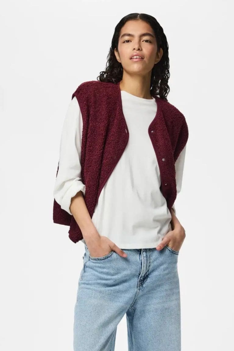 veste pckatty bordeaux Pieces