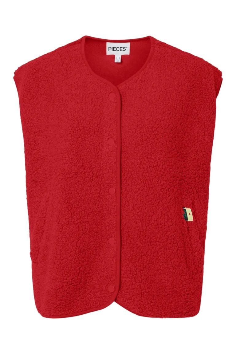 veste pckatty rouge Pieces