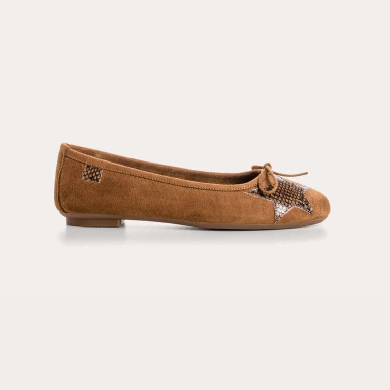 ballerine hello e26 camel Reqins