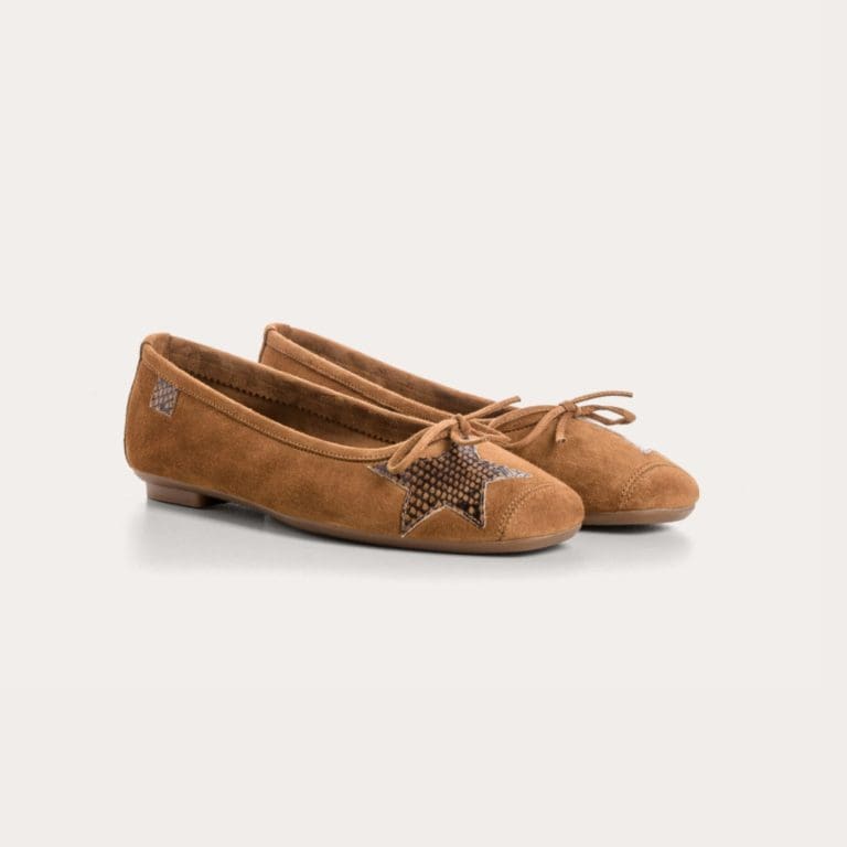 ballerine hello e26 camel Reqins