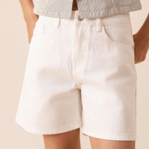 bermuda colombe blanc outremesure