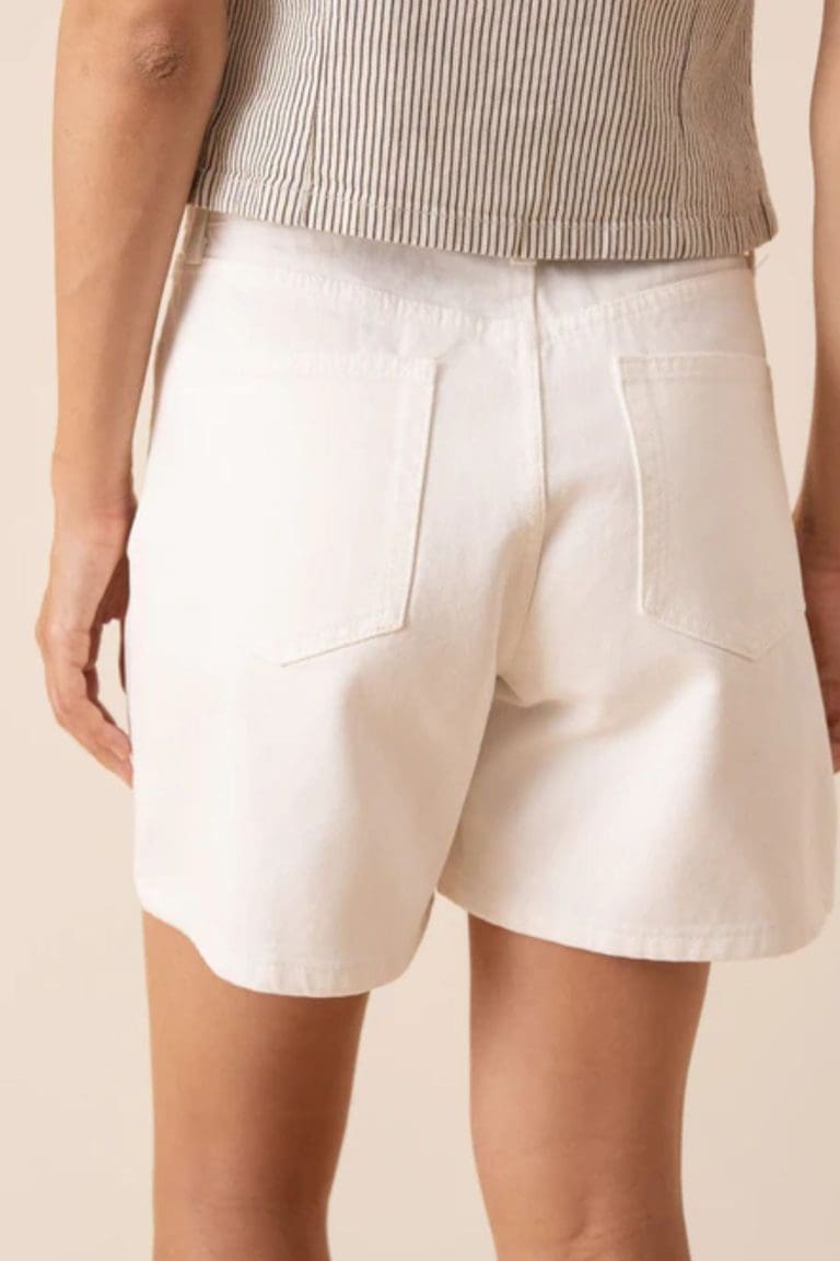 bermuda colombe blanc outremesure
