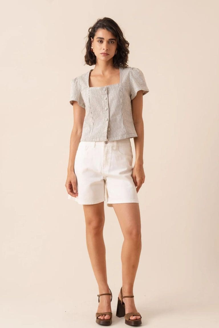 bermuda colombe blanc outremesure