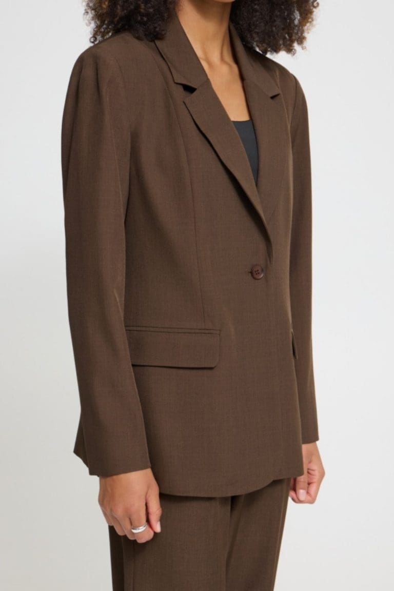 blazer fava marron ichi