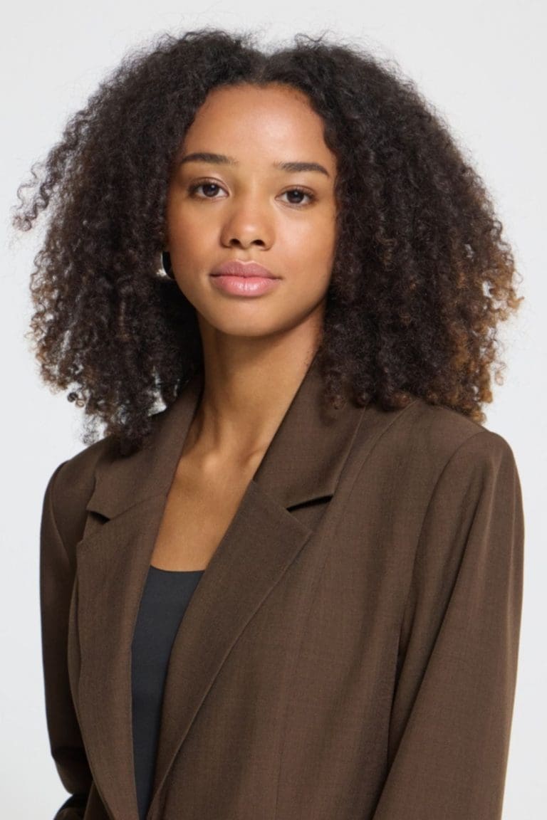 blazer fava marron ichi