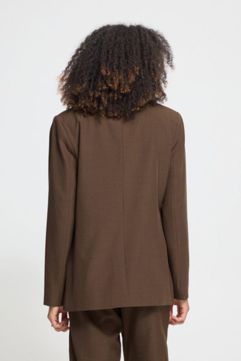 blazer fava marron ichi