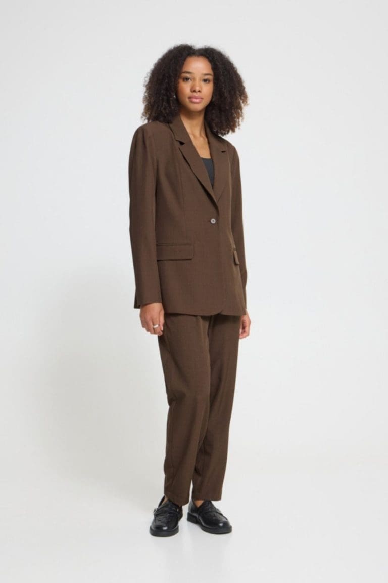 blazer fava marron ichi