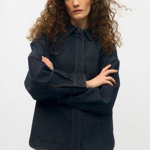 chemise objsole bleu object