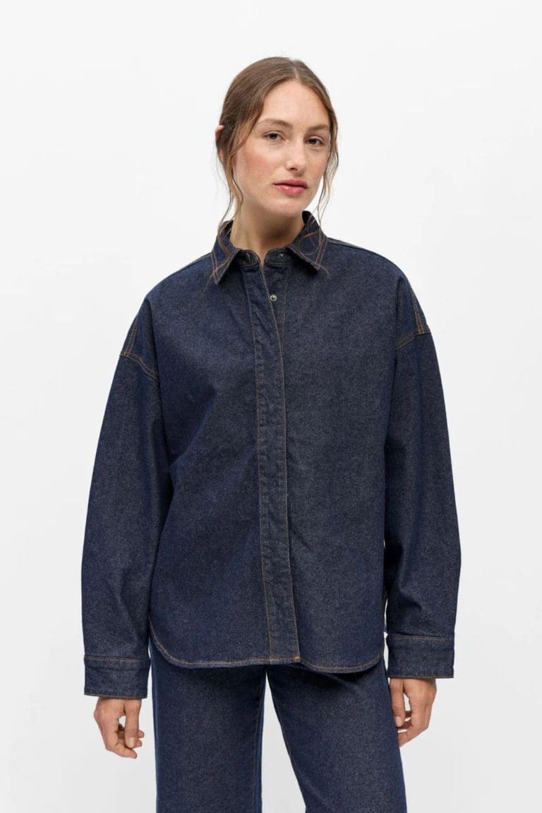 chemise objsole bleu object