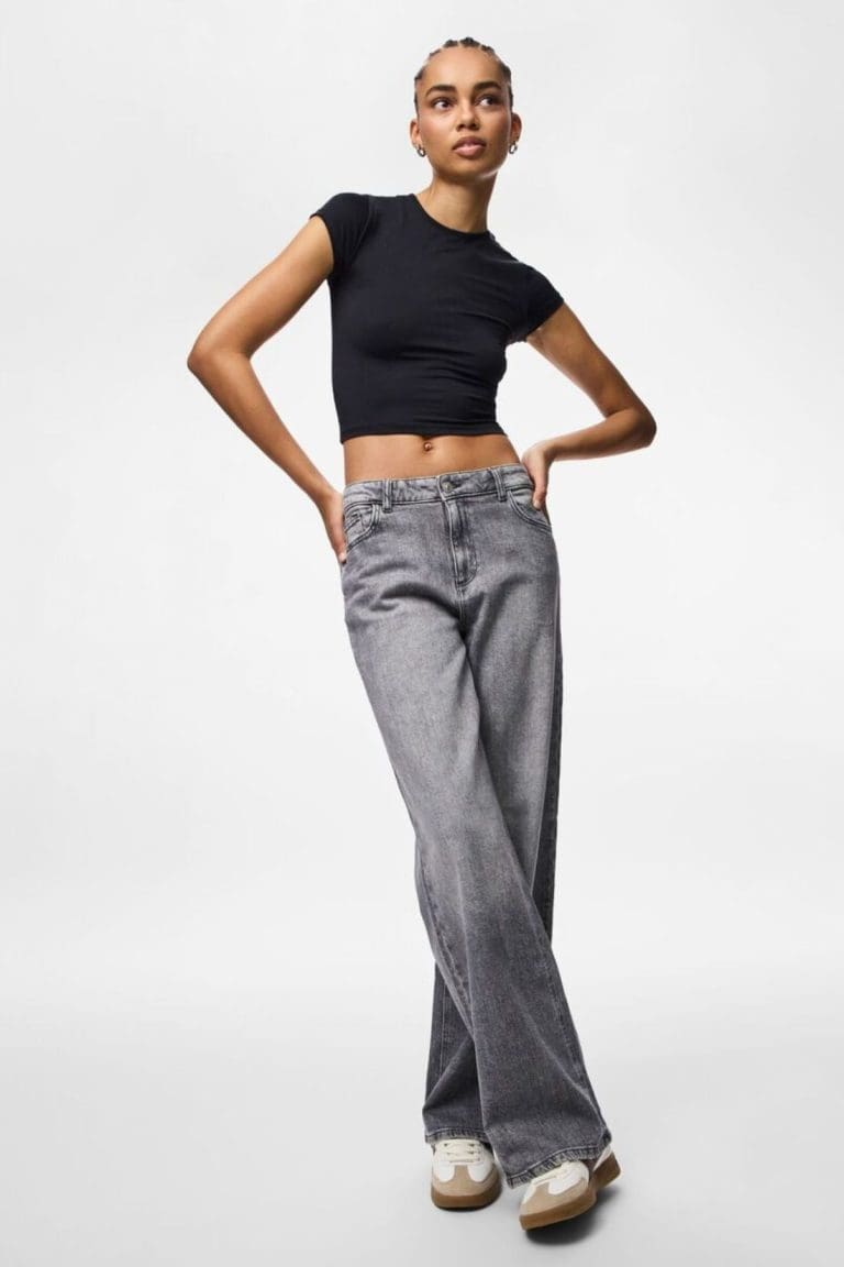 jean pcsilke gris Pieces